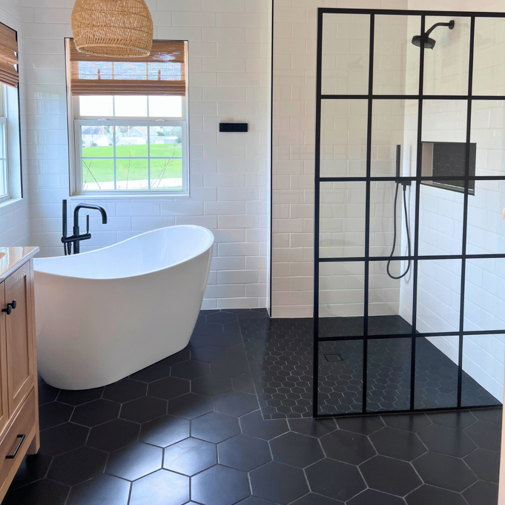 Zero Curb Shower Installation in St. Louis, MO by Third Eye Renovation